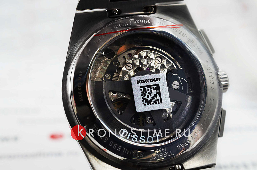 Часы Tissot PRX Automatic Chronograph T137.427.11.041.00 — синий, механические