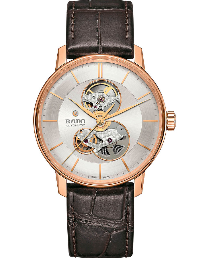 Часы Rado Coupole Classic Open Heart Automatic R22895025 — мужские, серебристый