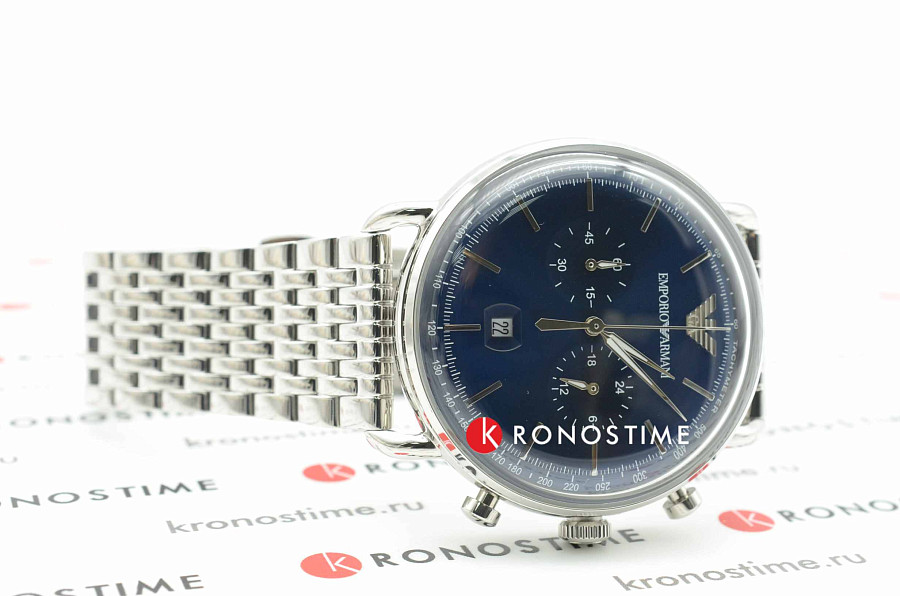 Часы Emporio Armani AR11238 — мужские, нержавеющая сталь