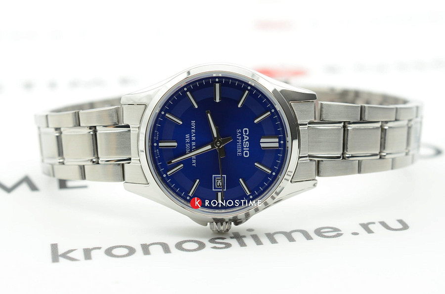 Часы Casio Collection LTS-100D-2A2 — сталь металл, Япония