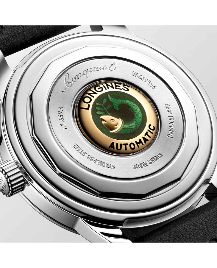 Часы Longines Heritage Classic L1.649.4.52.2 — мужские, кожаный