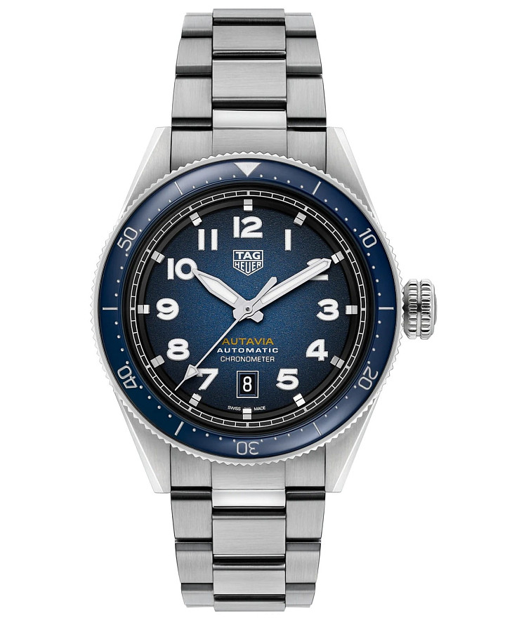 Часы TAG Heuer Autavia WBE5116.EB0173 — мужские, синий