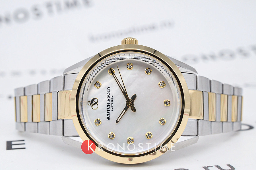 Часы Scotch&Soda SSW.124D — кварцевые, сталь металл