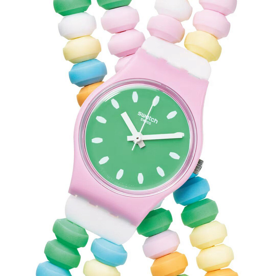 Часы Swatch Lady LP135A — пластик, женские