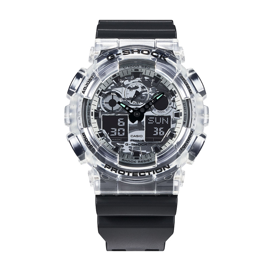 Часы Casio G-Shock GA-100SKC-1A — пластик, Япония