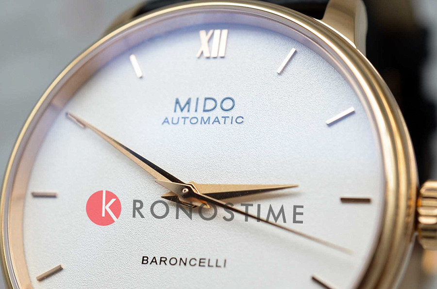 Часы Mido Baroncelli Big Date M027.426.36.018.00 — кожаный, мужские