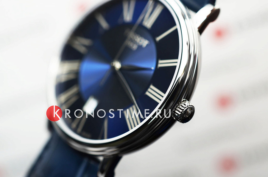 Часы Tissot Carson Premium T122.410.16.043.00 — синий, металл сталь
