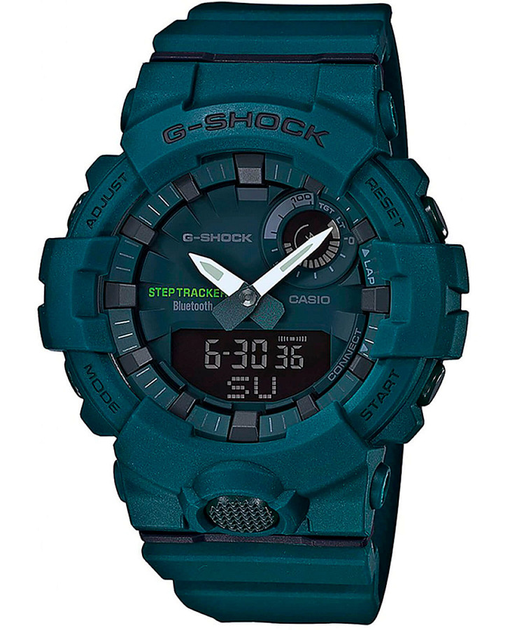 Часы Casio G-Shock GBA-800-3A — мужские, синий
