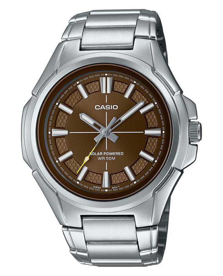 Часы Casio Collection MTP-RS100D-5A — мужские, коричневый