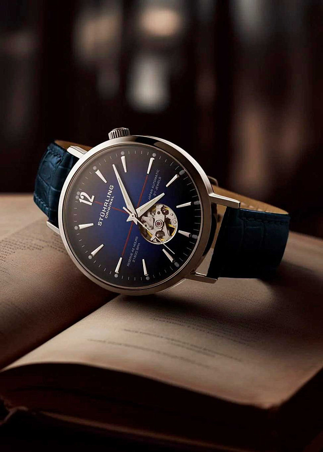 Часы Stuhrling Quasar 1021.02 — металл сталь, США