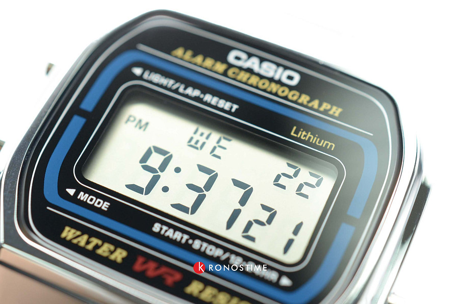 Часы Casio Collection A-164WA-1 — пластик, Япония