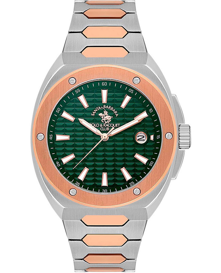 Часы Santa Barbara Polo & Racquet Club Legend SB.1.10557-4 — мужские, зеленый