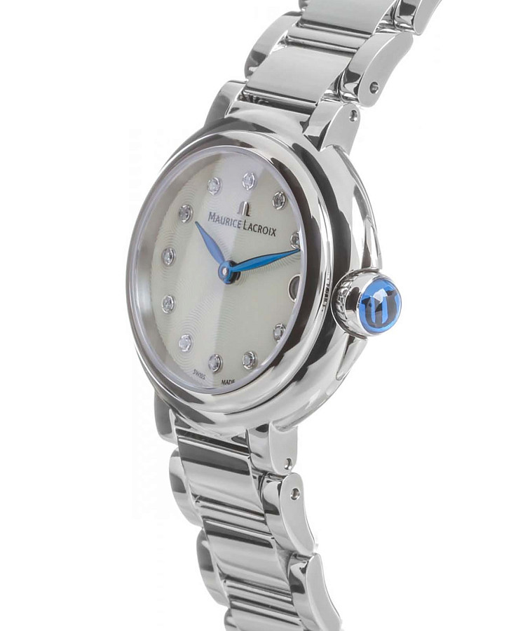 Часы Maurice Lacroix FIABA Date FA1007-SS002-170-1 — кварцевые, металл сталь