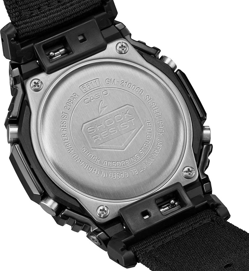 Часы Casio G-Shock GM-2100CB-1ADR (GM-2100CB-1A) — сталь металл, Япония