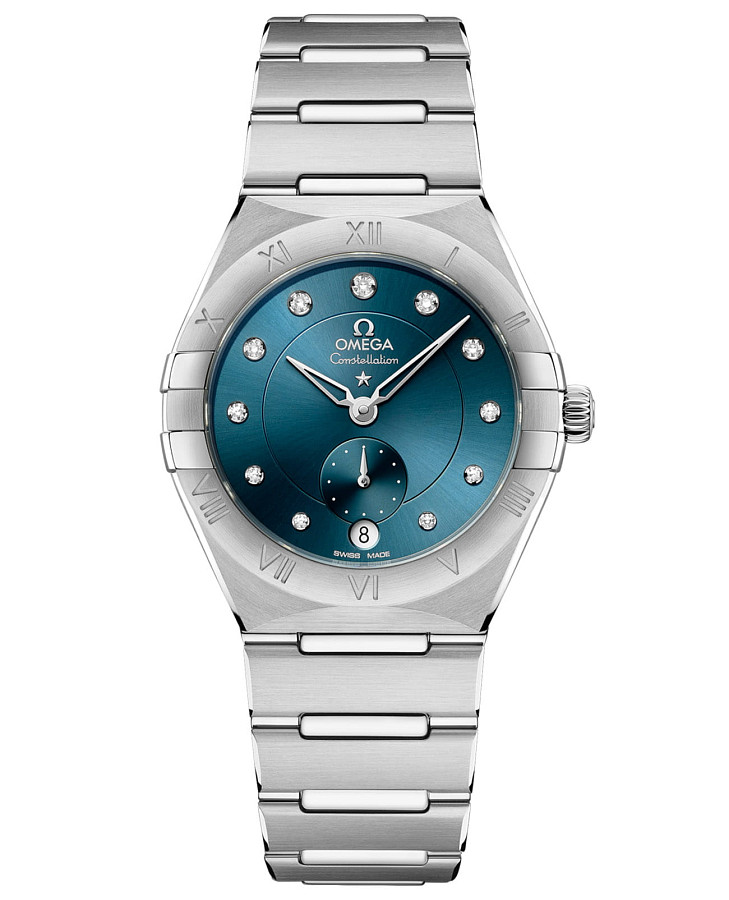 Часы Omega Constellation 131.10.34.20.53.001 — женские, синий