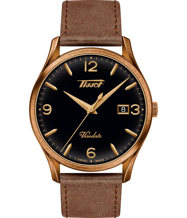 Часы Tissot Heritage Visodate T118.410.36.057.00 — мужские, черный
