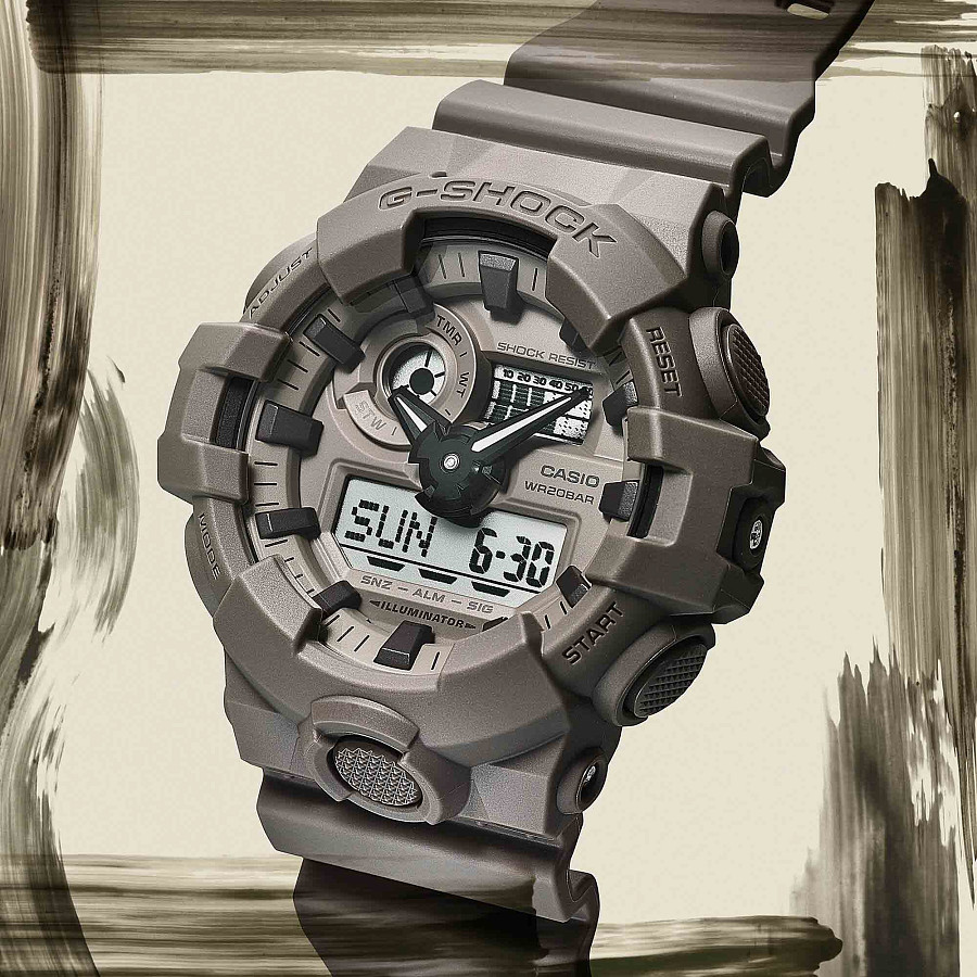 Часы Casio G-Shock GA-700NC-5A — пластик, Япония