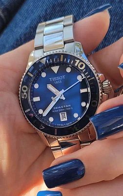 Фото покупателя: Швейцарские наручные часы Tissot Seastar 1000 T120.210.11.041.00
