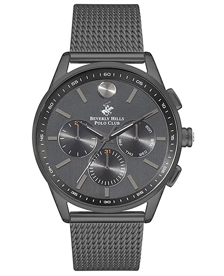Часы Beverly Hills Polo Club BP3263X.050 — мужские, серый