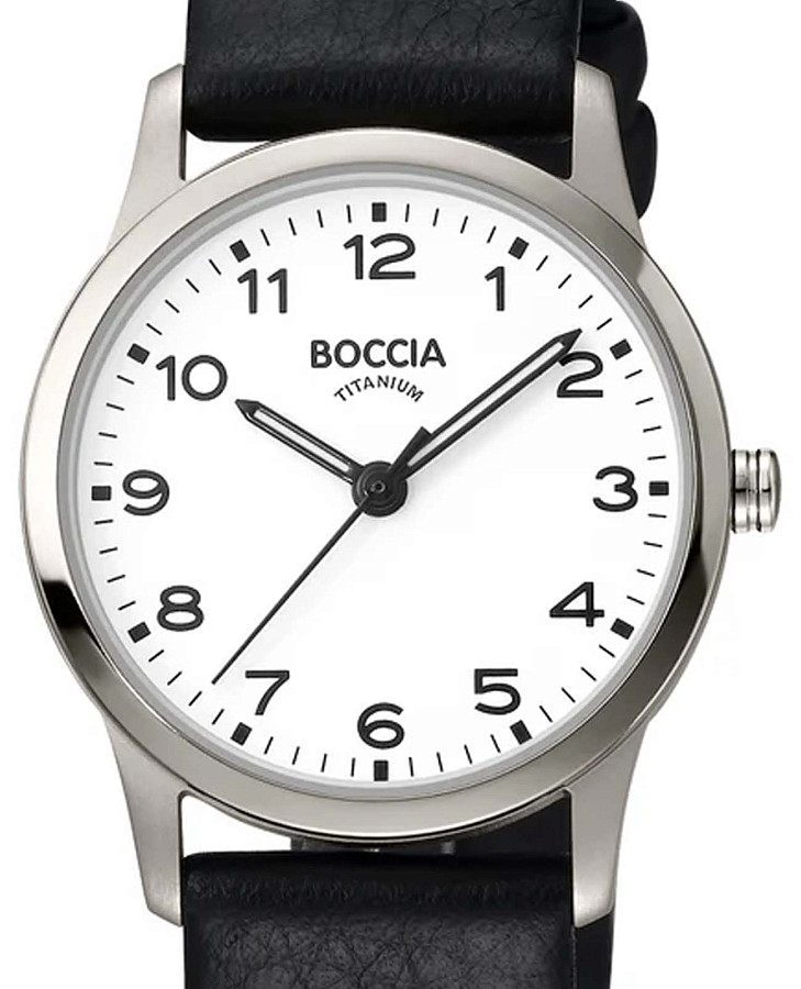 Часы Boccia Titanium 3287-02 — кварцевые, титан
