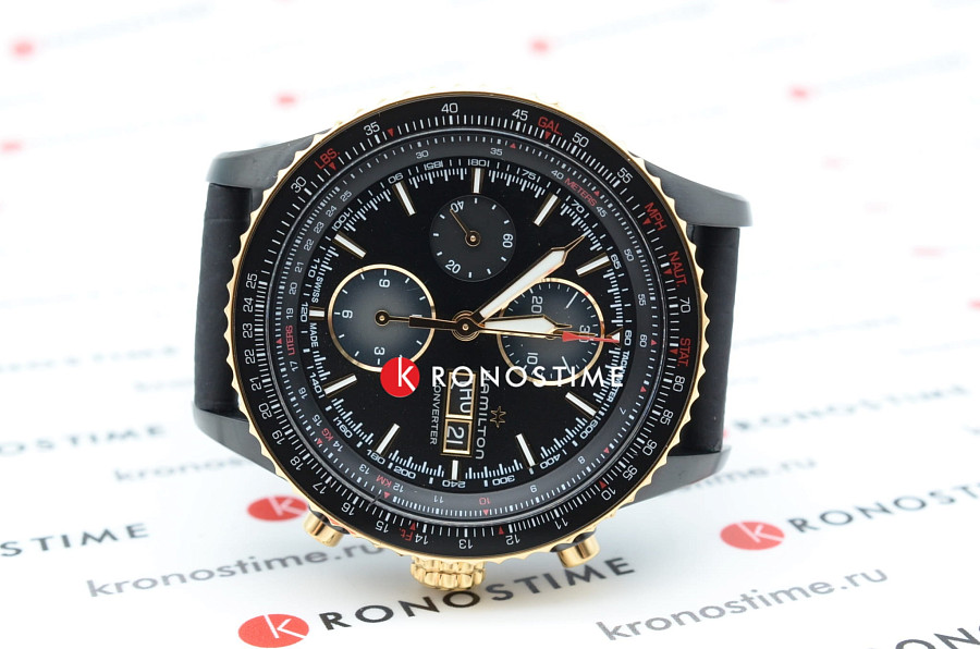 Часы Hamilton Khaki Aviation Converter Auto Chrono H76736730 — артикул H76736730, мужские