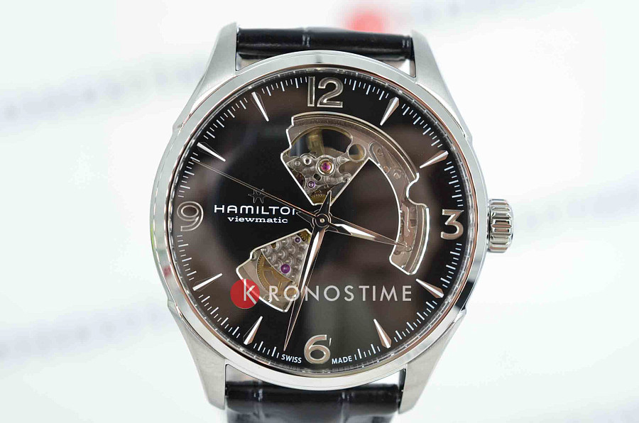 Часы Hamilton Jazzmaster Open Heart Auto H32705731 — механические, сталь