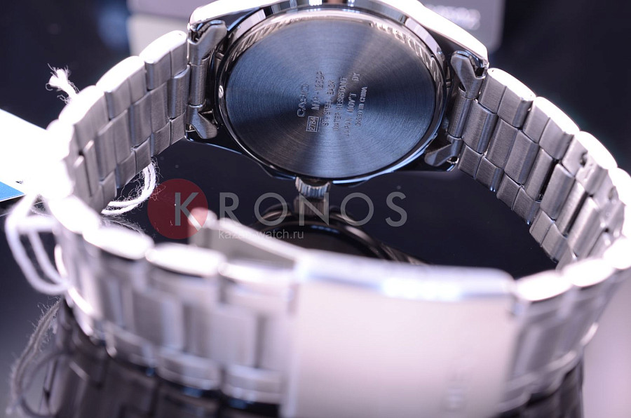 Часы Casio MTP-1259PD-2A — синий, металл латунь