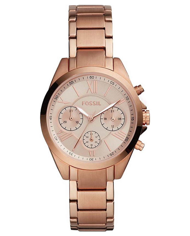 Часы Fossil Bannon BQ3036 — женские, розовый