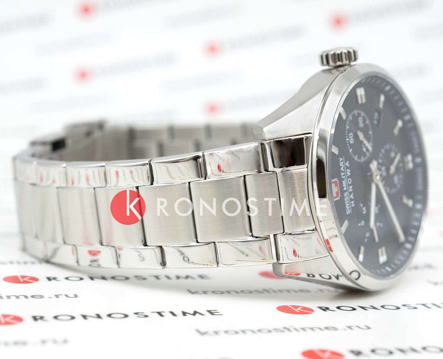 Часы Swiss Military Hanowa Roadrunner SMWGK0005601 — нержавеющая сталь, мужские