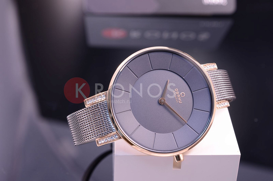 Часы Obaku V158LEVJMJ — кварцевые, сталь металл