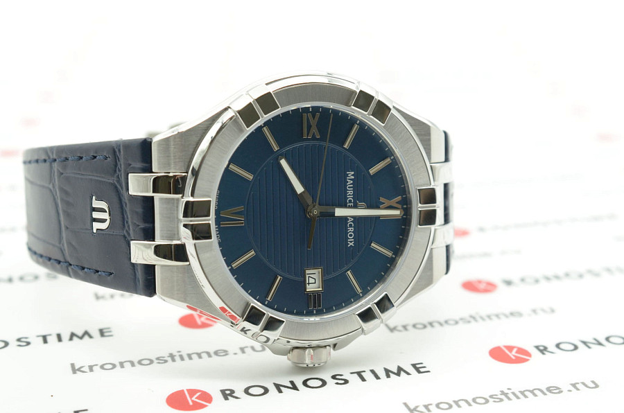 Часы Maurice Lacroix Aikon Date AI1008-SS001-430-1 — кварцевые, сталь металл