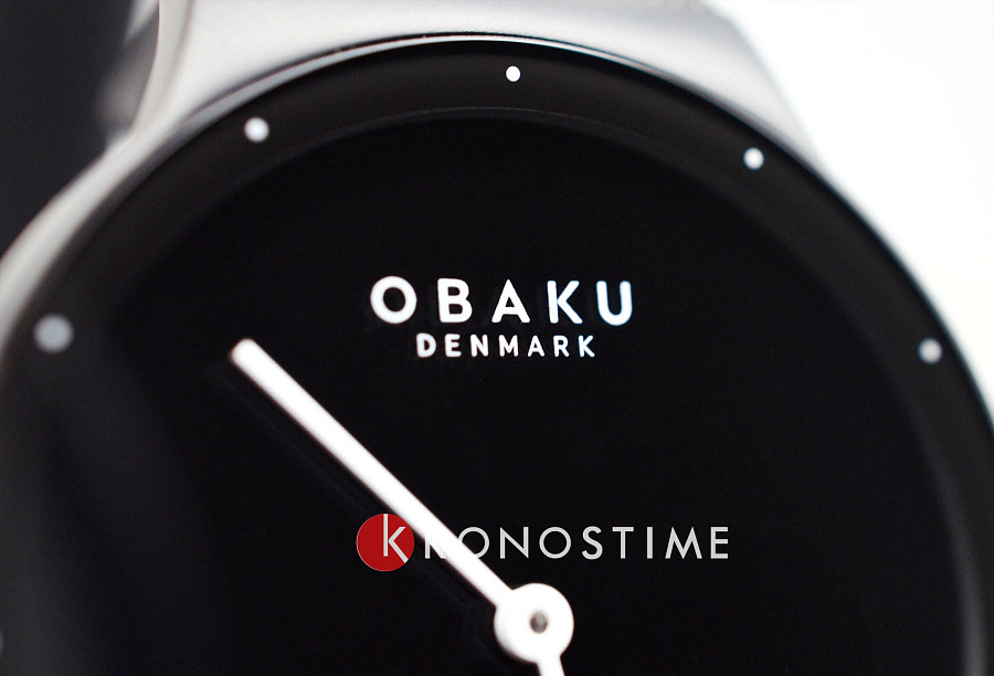 Часы Obaku Ultra Slim V307LXBBMB — нержавеющая сталь с ip-покрытием, женские