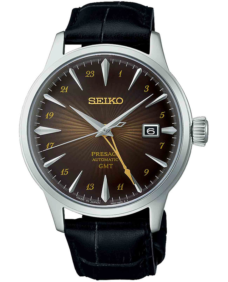 Часы Seiko Presage Cocktail Time SSK039J1 — мужские, коричневый