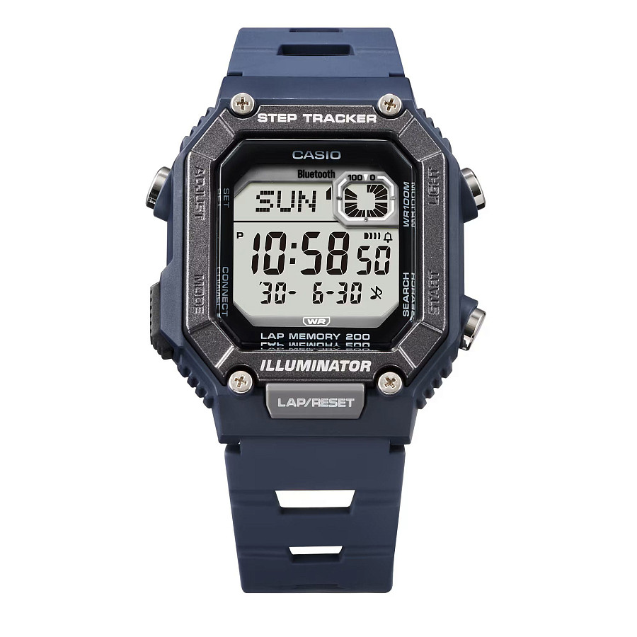 Часы Casio Collection WS-B1000-2AVDF (WS-B1000-2A) — пластик, Япония