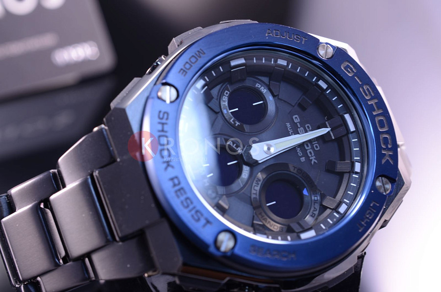 Часы Casio G-Shock GST-W110BD-1A2 — Япония, электронные