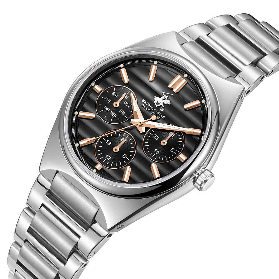 Часы Beverly Hills Polo Club BP3746C.350 — кварцевые, сталь металл