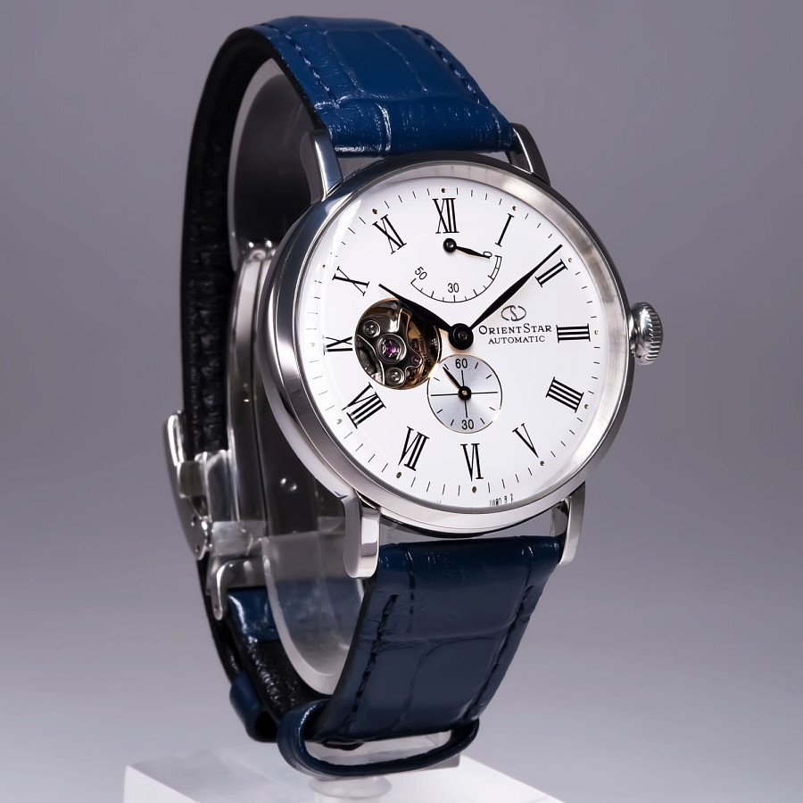 Часы Orient Star RE-AV0007S (RK-AV0007S) — белый, металл сталь