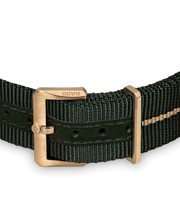 Часы Rado Captain Cook Automatic Bronze R32504317 — тканевый, мужские