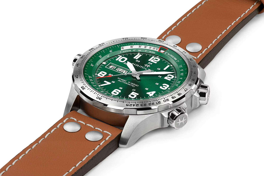 Часы Hamilton Khaki Aviation X-Wind Day Date Auto 45mm H77735560 — артикул H77735560, мужские