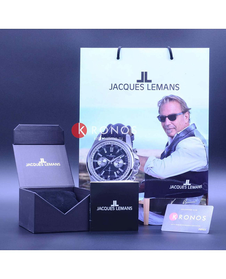 Часы Jacques Lemans 42-8I — кварцевые, керамика