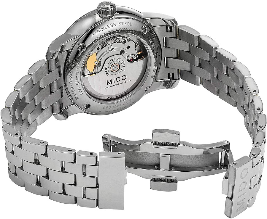 Часы Mido Baroncelli M8600.4.10.1 — сталь металл, Швейцария