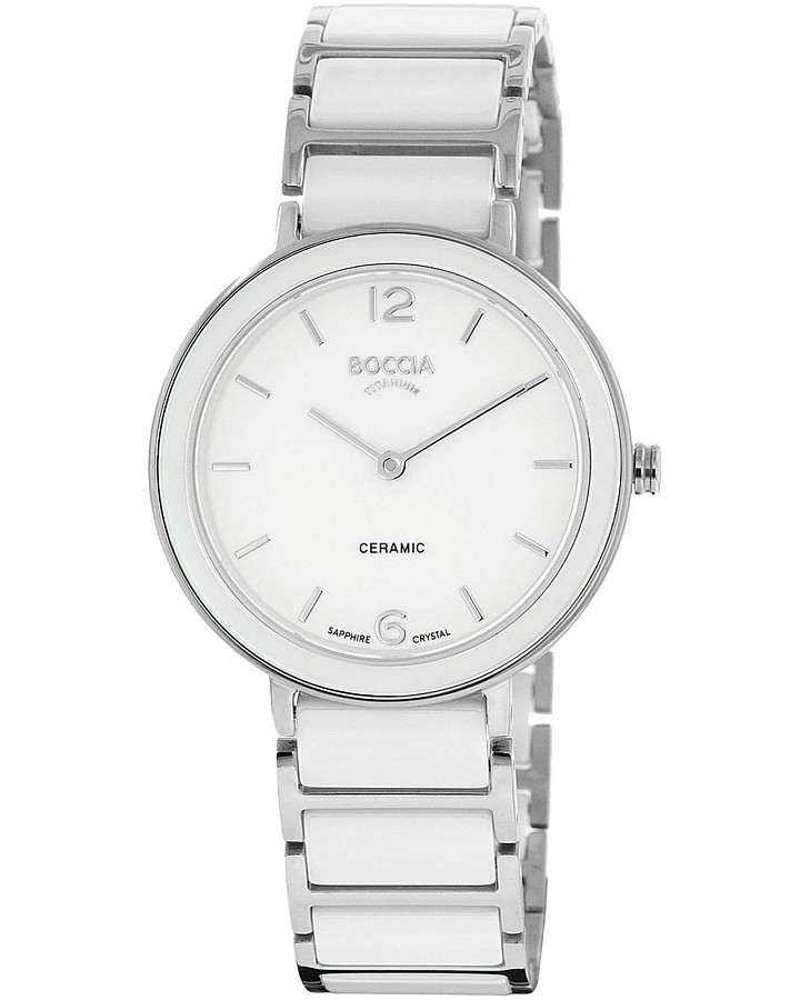 Часы Boccia Titanium 3311-01 — женские, белый
