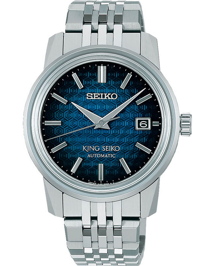 Часы Seiko King Seiko SJE105J1 — мужские, синий