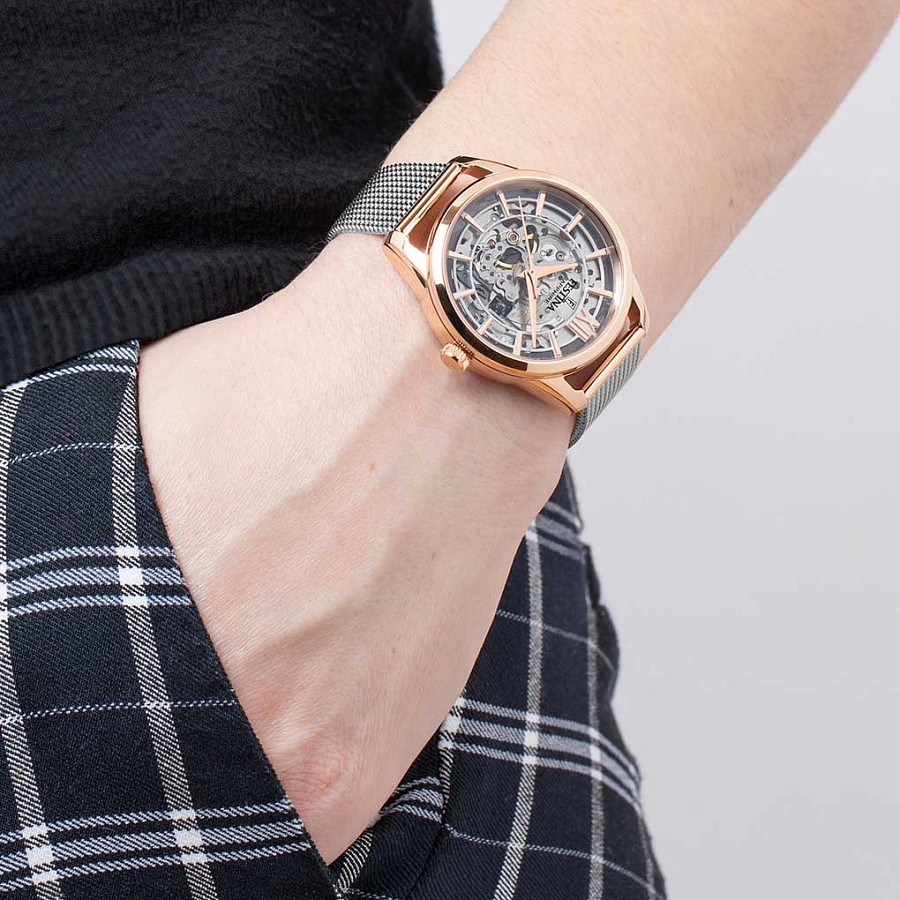 Часы Festina Automatic F20628/1 — механические, сталь металл