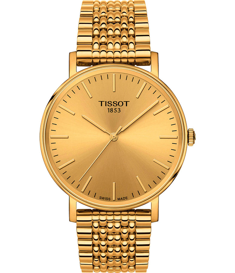 Часы Tissot Everytime Medium T109.410.33.021.00 — мужские, золотой