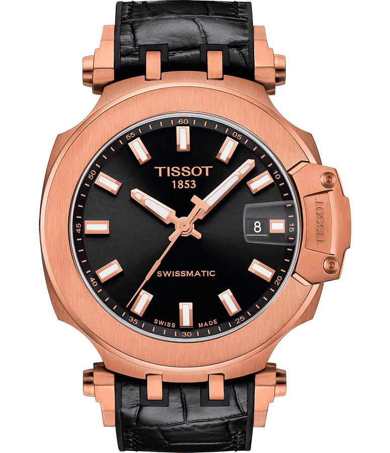 Часы Tissot T-Race Swissmatic T115.407.37.051.00 — мужские, черный