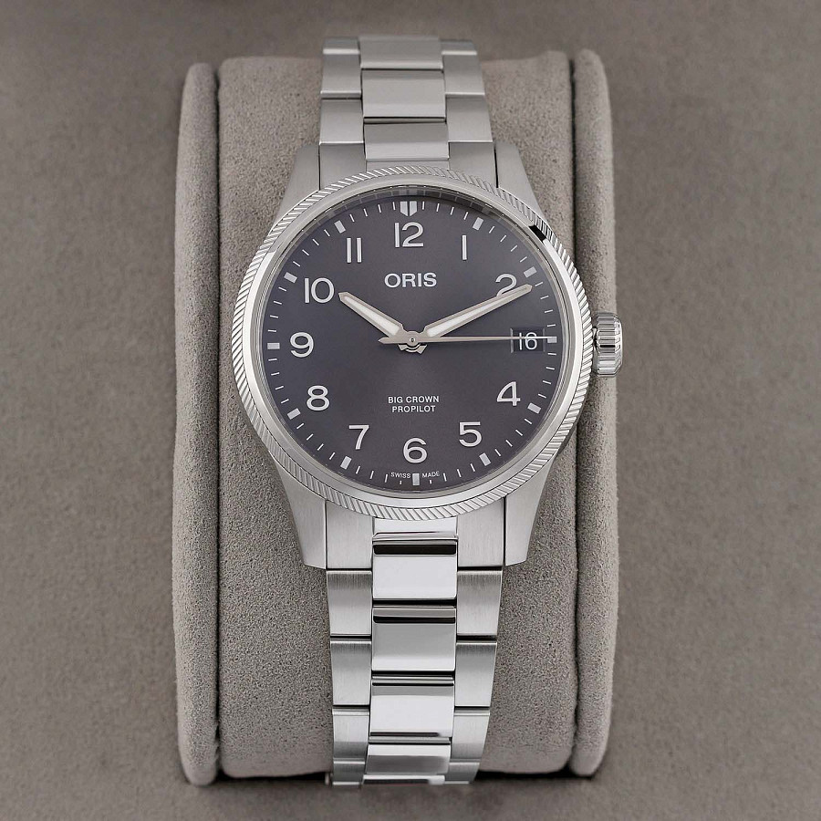 Часы Oris Propilot Big Crown Propilot Big Date 01 751 7761 4063-07 8 20 08P — сталь металл, Швейцария