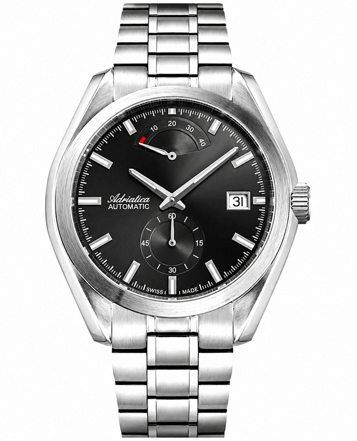 Часы Adriatica A8350.5116A — мужские, черный