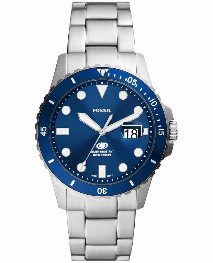 Часы Fossil Blue FS6029 — мужские, синий
