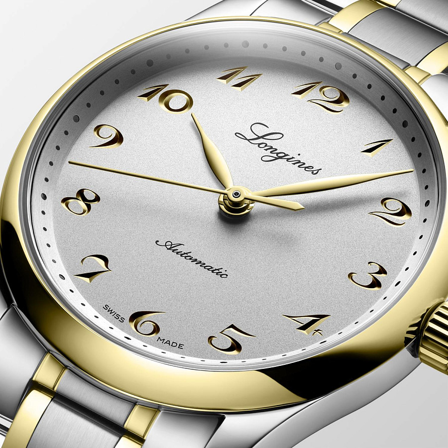 Часы Longines Master Collection L2.357.5.72.7 — нержавеющая сталь + золото 18к, женские